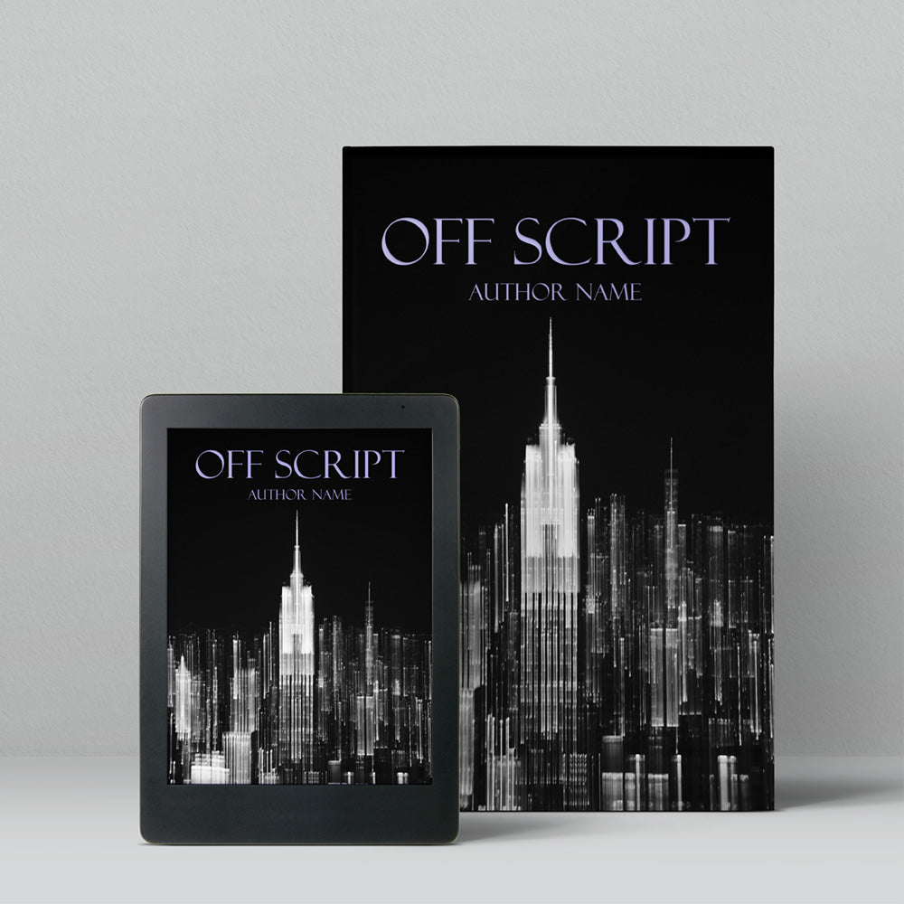 Book Cover- Black Linear Buildings