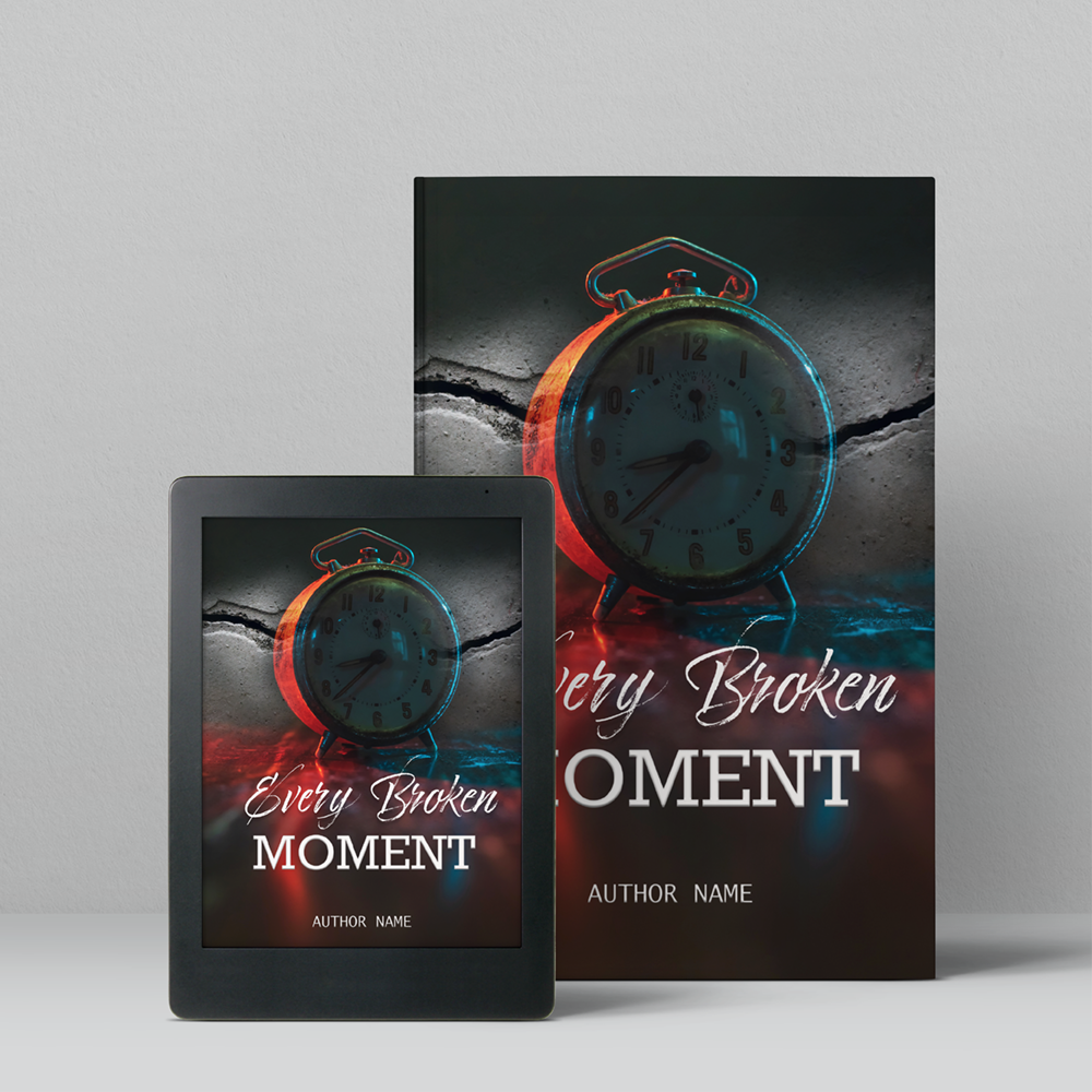 Book Cover- Cracked Alarm Clock