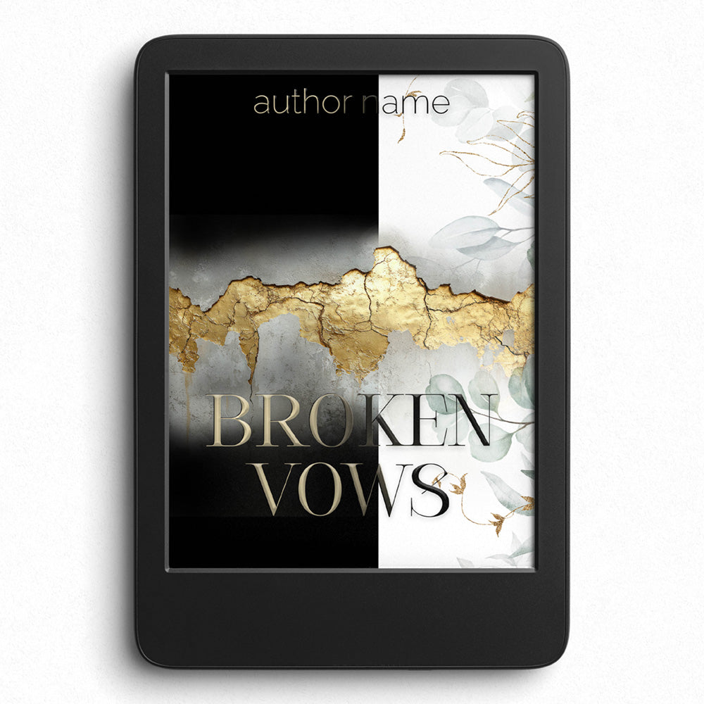 Book Cover- Leaves and Gold B