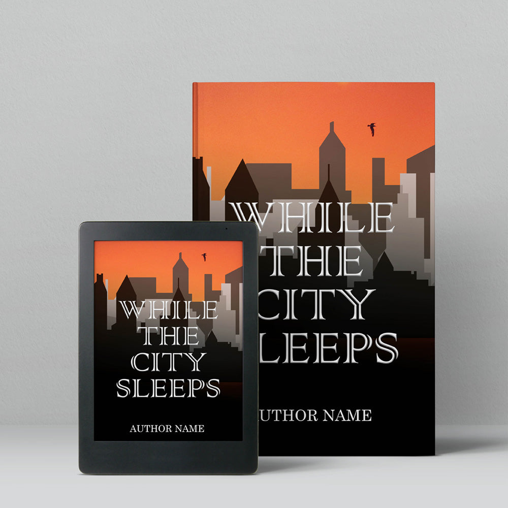 Book Cover- Sunset City Sihouette