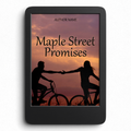 Book Cover- Sunset Couple Bicycle