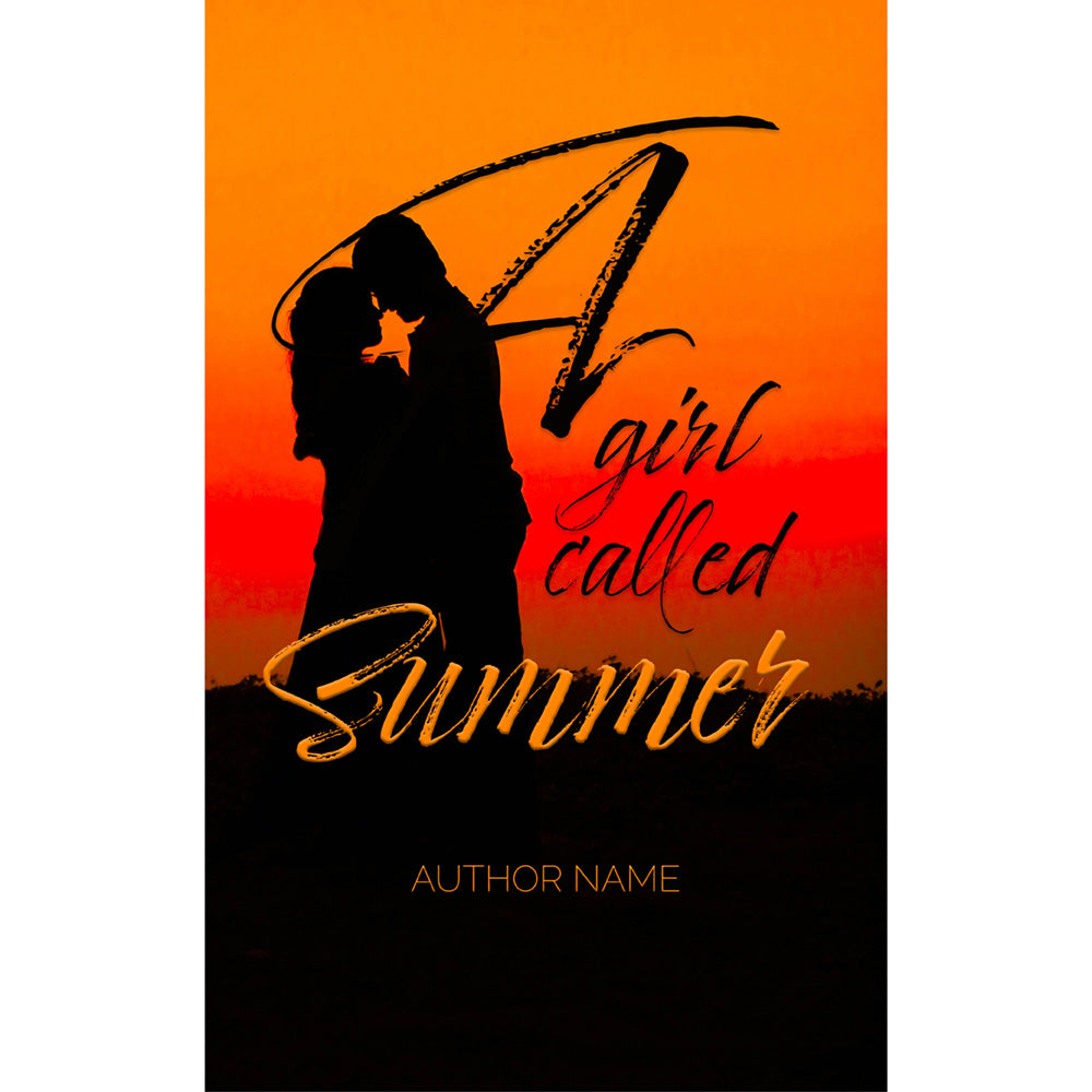 Book Cover- Sunset Silhoutte Couple