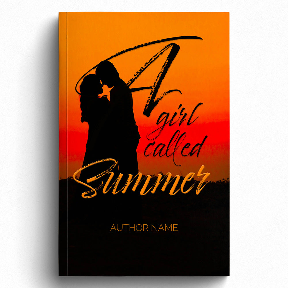 Book Cover- Sunset Silhoutte Couple